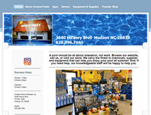 Tablet Screenshot of holidaypoolsandfireside.com